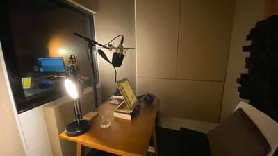 J'enregistre mon livre audio...