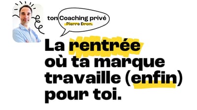 🛗 Rentrée 2025 : et si ta marque bossait (vraiment) pour toi ? ou ce que j’ai simplifié cet été pour me réinventer !